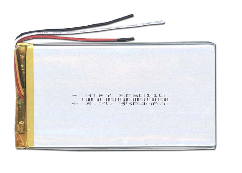  Li-Po 110 x 60 x 3.0mm, - 3.7V, 3500mAH, 3pin, LP3060110 :  LiPo - 3.7V, 3500mAH, 3pin,  ...