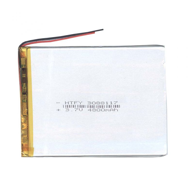  Li-Po 117 x 88 x 3.0mm, - 3.7V, 4800mAH, LP3088117