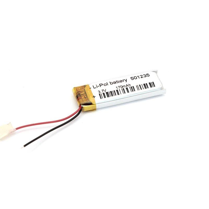  Li-Po  35 x 12 x 5.0mm, - 3.7V,  170mAH, LP501235 :  LiPo - 3.7V, 170mAH,   , 3512...