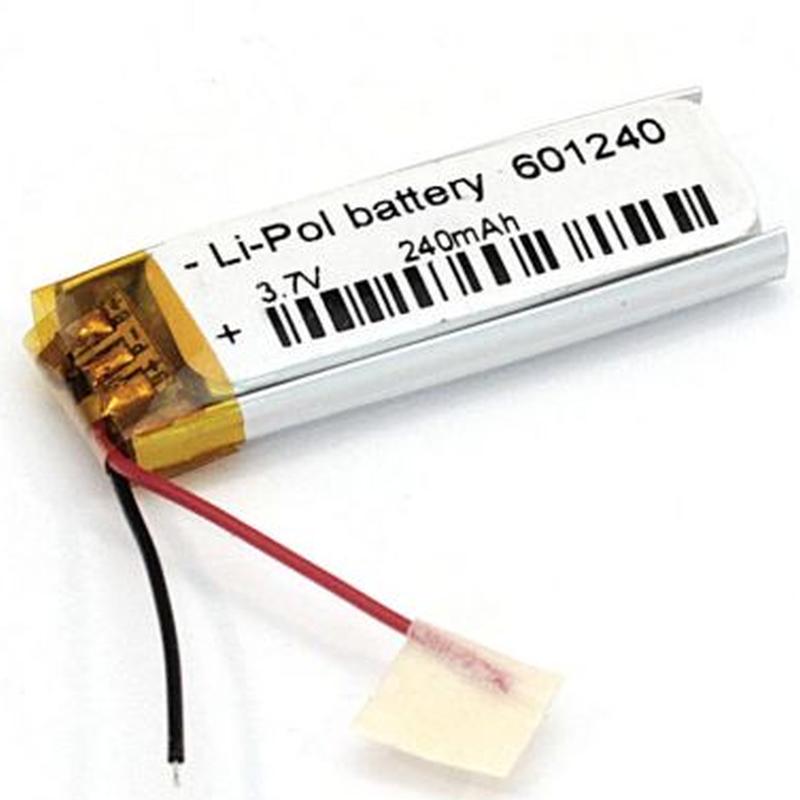  Li-Po  40 x 12 x 6.0mm, - 3.7V,  240mAH, LP601240 :  LiPo - 3.7V,  240mAH,   , 401...