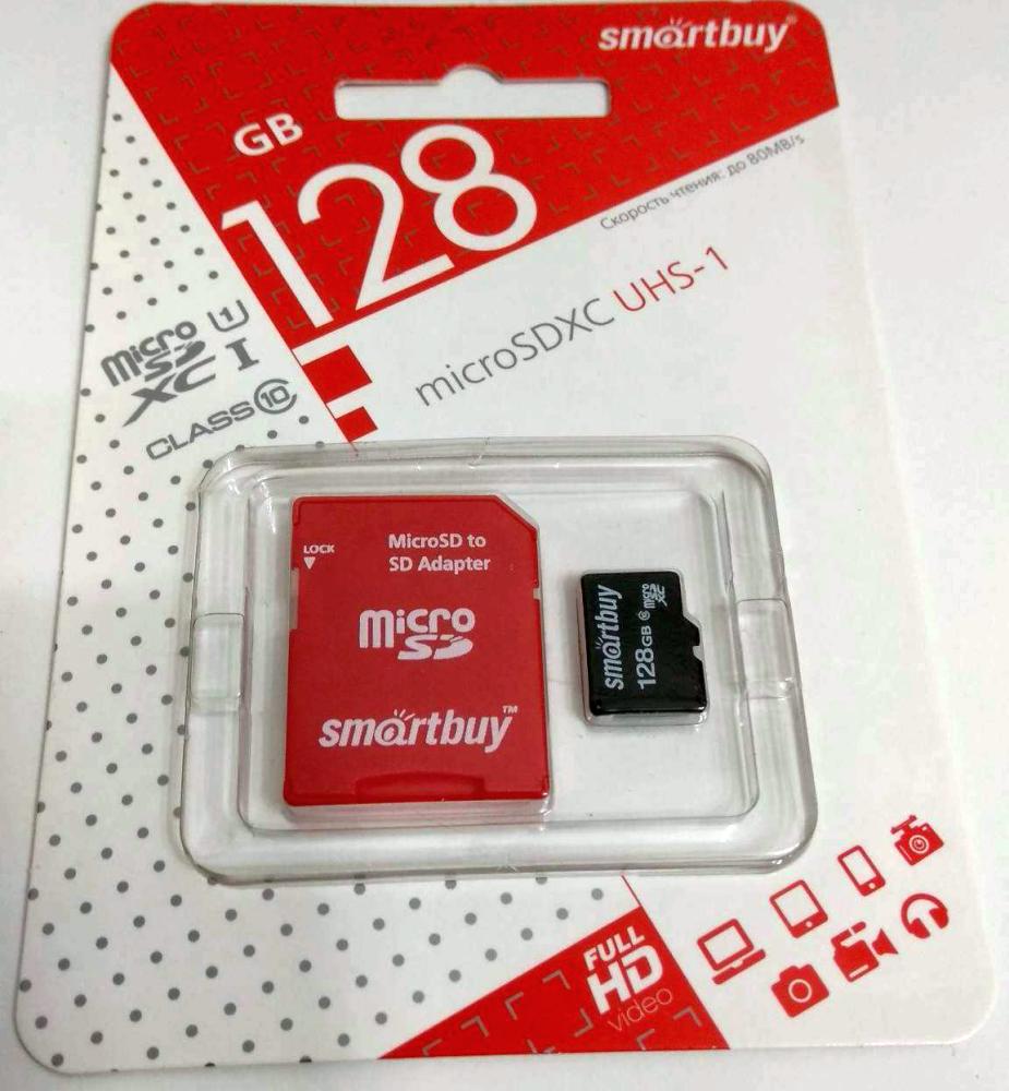 MICROSD для компа. SMARTBUY sb128gbsdcl10-01. Smartbuy microsdhc