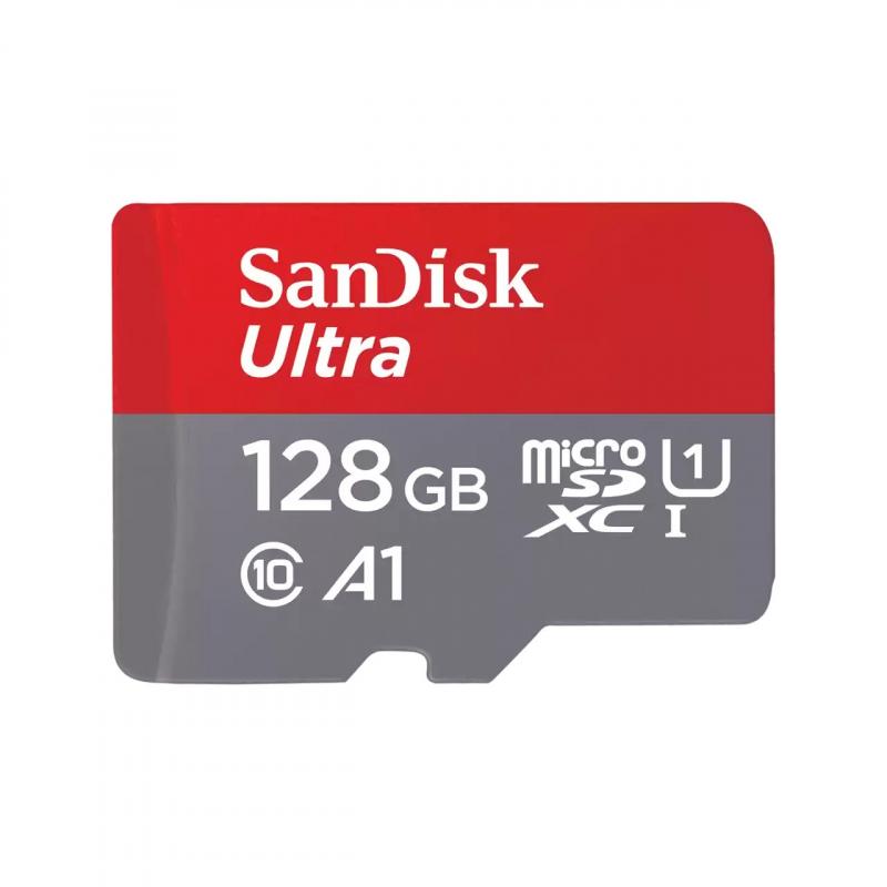   128Gb microSDXC Sandisk Ultra Class 10 UHS-I U1 A1 (140/10 MB/s)
