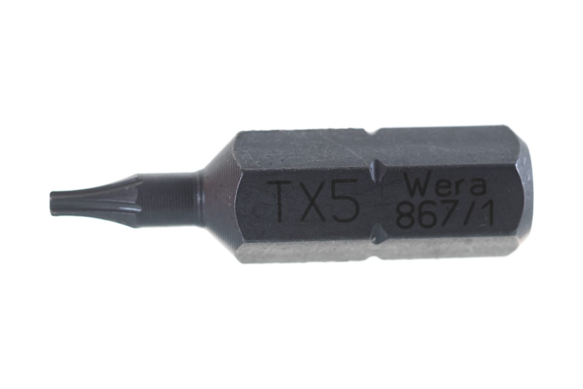  1/4" TX5  TORX  25mm