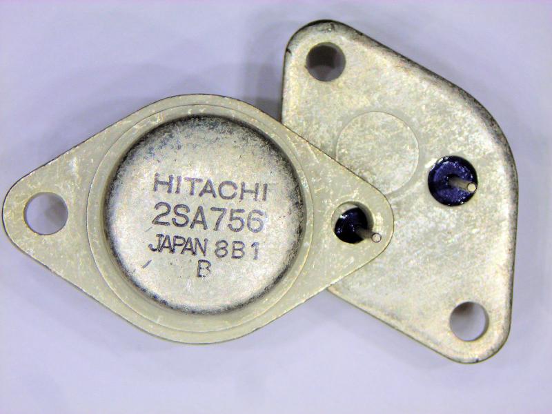 2SA756 :  SI-P 100V 6A 50W 20MHz
 : TO3
 : Hitachi...