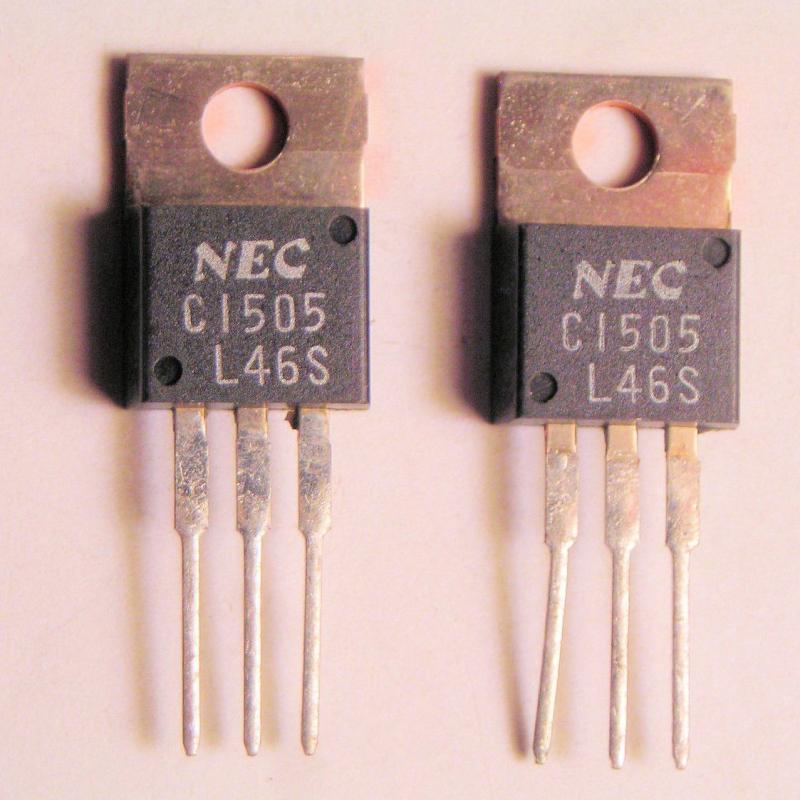 2SC1505 :  SI-N Vid-L 300V 0.2A 15W 80MHz
 : TO220
 : NEC
 : 2SC4075,  2SC1722,  2SC1569...