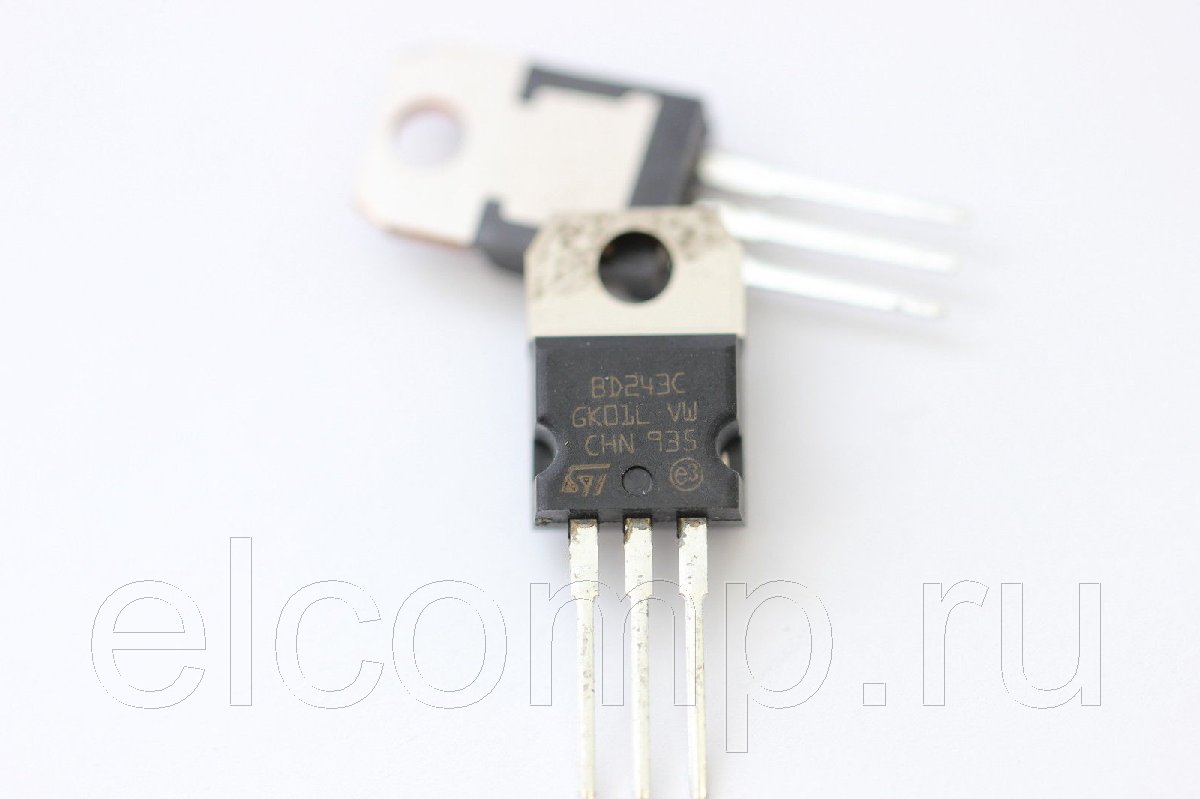 электронные компоненты транзисторы биполярные кремниевые npn купить bd243c ...