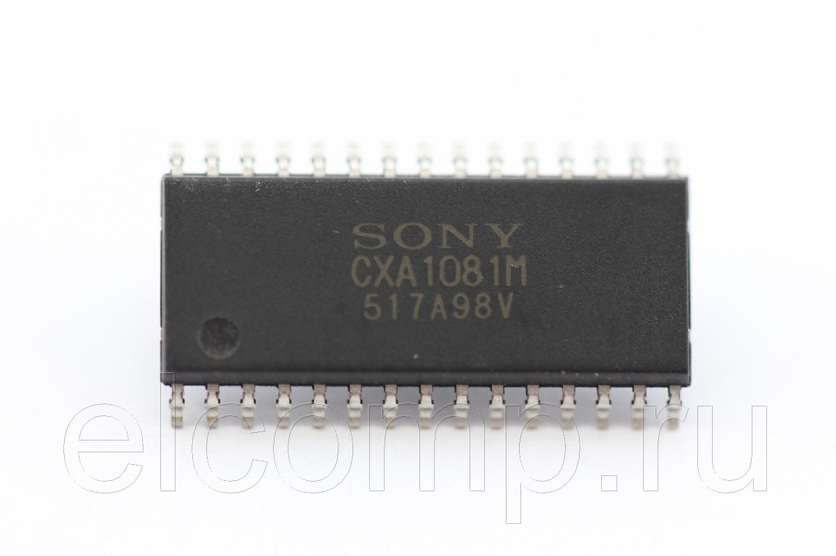 CXA1081M :        CD    CD-RF + APC
 : SO30
 : Sony...