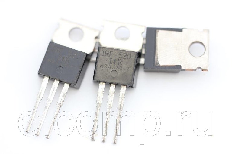 электронные компоненты транзисторы полевые n-канальные купить irf520 транзи...