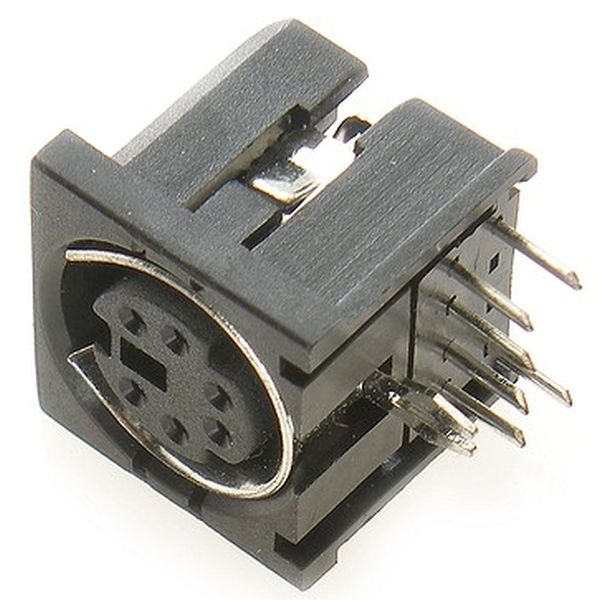  miniDIN 6p /,  , Lumberg :  miniDIN  6  (/)  Mini Din chassis mount 6 pins...