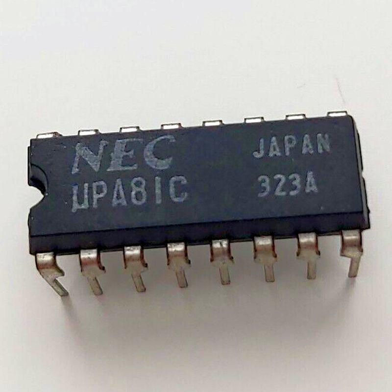 UPA81C :   N-ARRAY 8x40V 0.4A B>1K
 : DIP16
 : NEC...