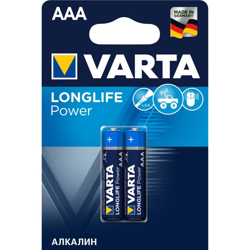  AAA ,  2 , Varta Longlife Power,  :   A/LR03, (   ~ 10.5*44.5mm )  Varta Longlife ...