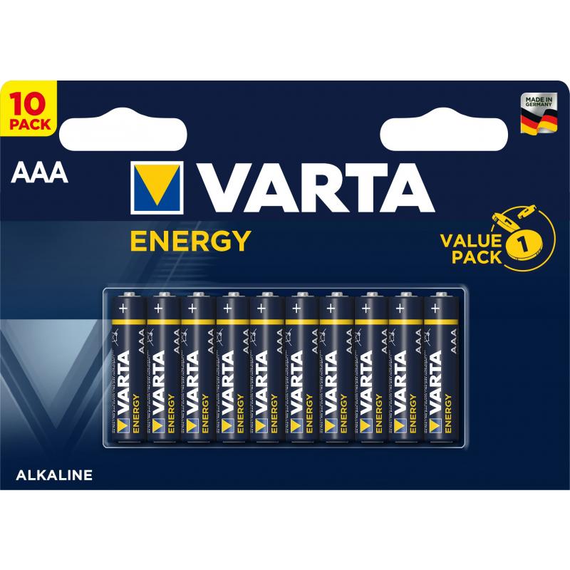  AAA , 10 , Varta Energy,  :   A/LR03, (   ~ 10.5*44.5mm )  Varta Energy, 12, ...