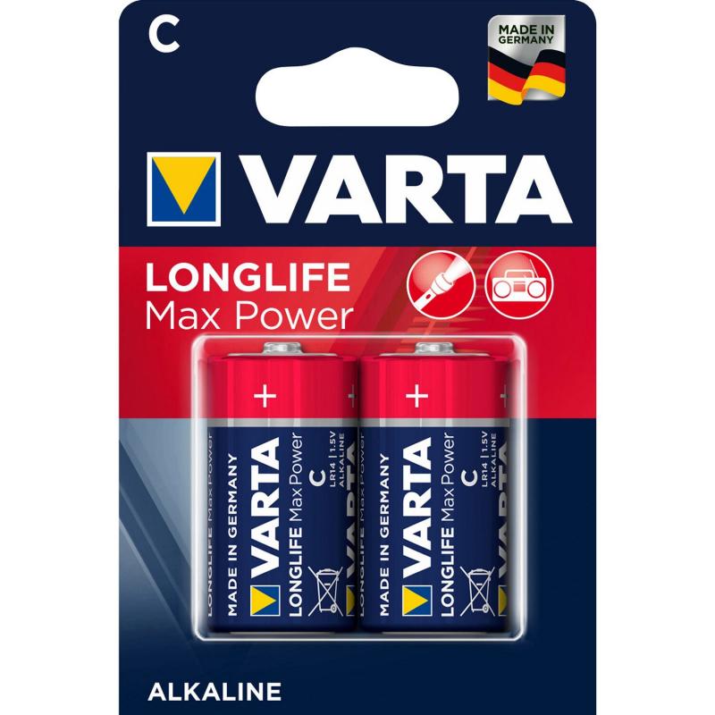  C ,  2 , Varta Max Power,  :  ,  C/LR14, (   ~ 26x50mm ) Varta Max Power,   ...