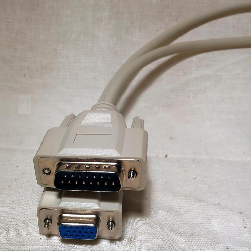    VGA HD 15p  - D-Sub 15p ,  1.8M :     DB15pM - HD15pF,  1.8MMonitor cable, DB15 ...