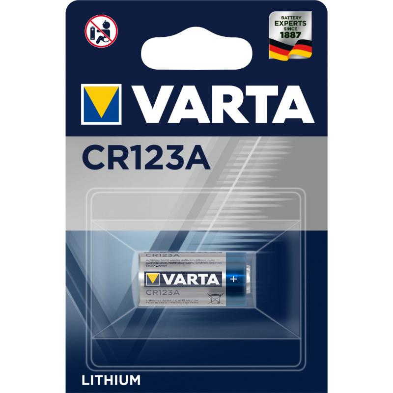  CR123A, 1, , Varta Professional :   -   3V ~1300mAh, ∅17.0*34mm, 1, , Varta Professio...
