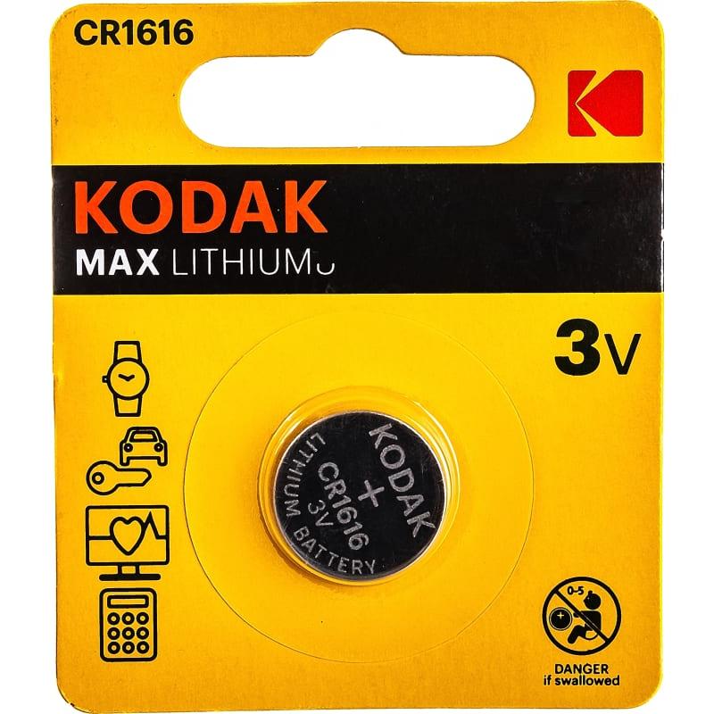 CR1616, 1 , Kodak :   CR1616 ,  3V, ∅16x1.6mm,  1 , Kodak...