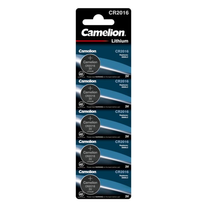 CR2016, 5 , Camelion :   CR2016 ,  3V, ∅20x1.6mm,  5 , Camelion...