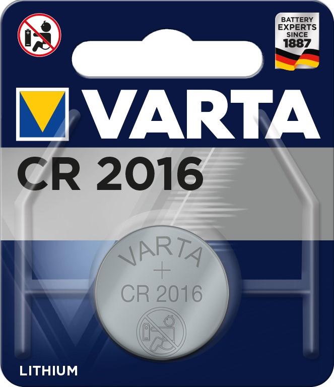 CR2016, 1 , Varta :   CR2016 ,  3V, ∅20x1.6mm,  1 , Varta...
