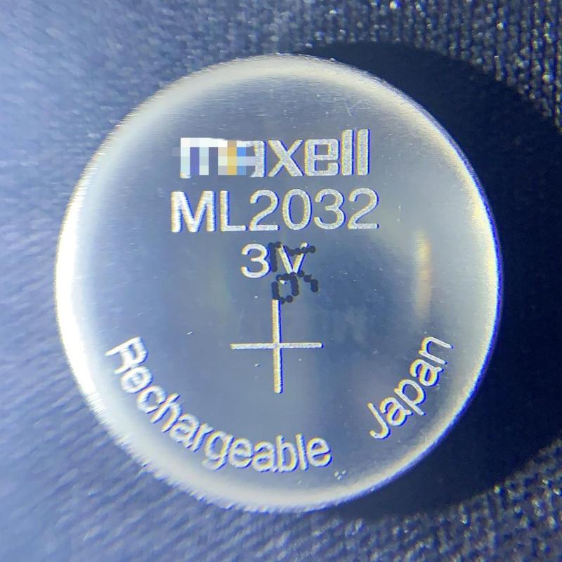 ML2032 LiMn 3.0V 60mAH  :     3V 60mAH, ∅2.0x3.2mm, Maxell
   ...