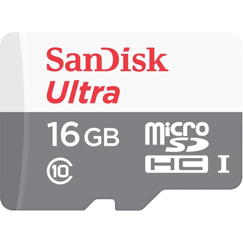    16Gb microSDHC Sandisk Ultra Class 10 UHS-I (80/10 MB/s)