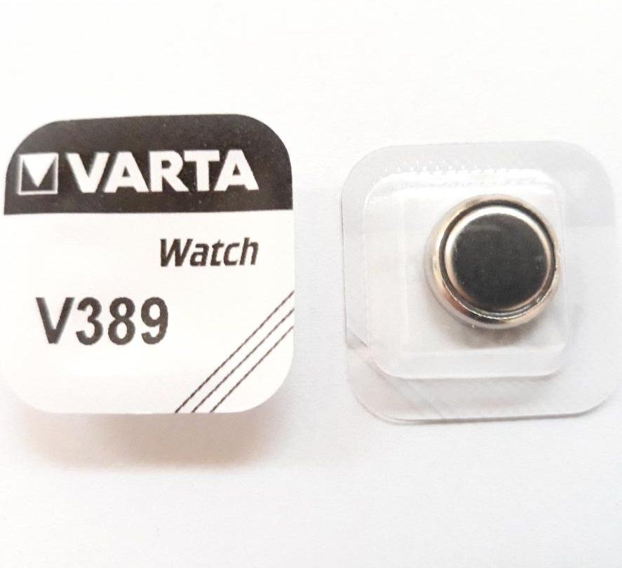 389  1.55V Silver Oxide  , 11.6 x 3.05mm, 1 , , Varta