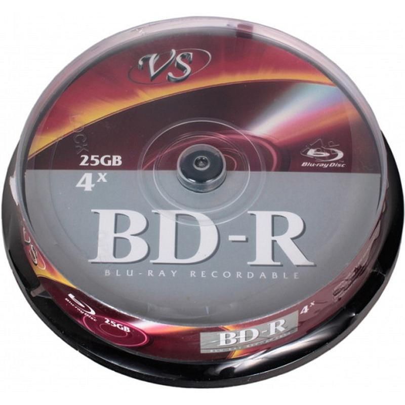   BD-R 25GB  4x, 10  cake box, VS :  BD-R 25GB  4x, 10  cake box, VS...