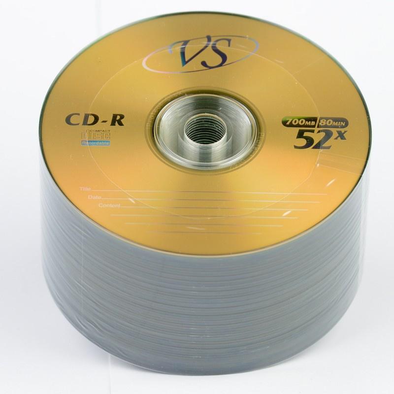  CD-R  700MB 52x, 50  bulk, VS