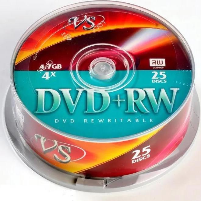   DVD+RW 4.7GB  4x, 25  cake box, VS :  DVD+RW 4.7GB  4x, 25  cake box, VS...