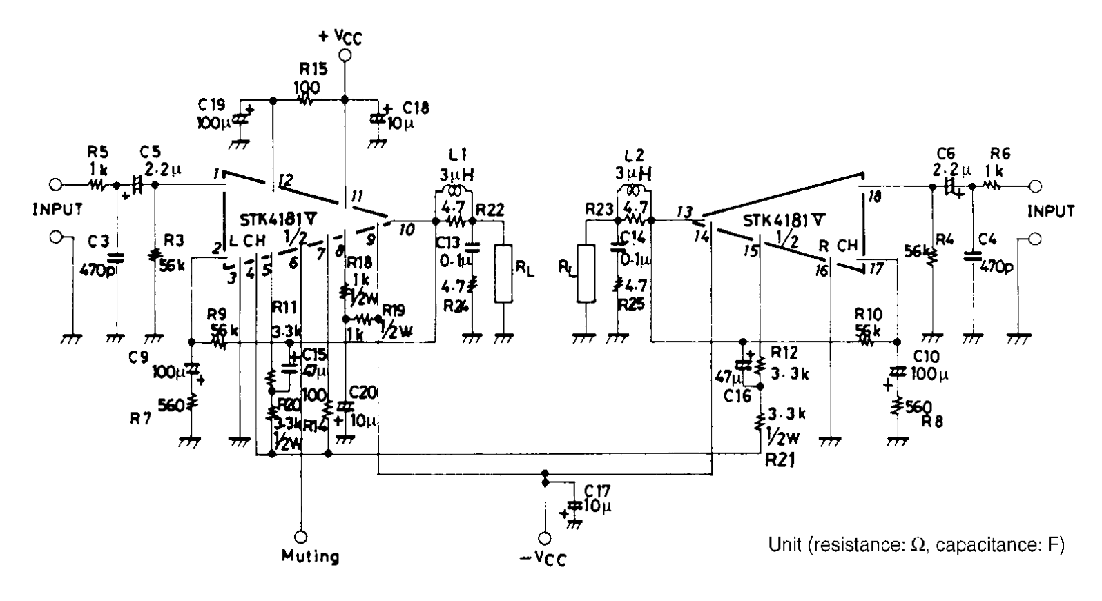 Stk7563fe схема включения