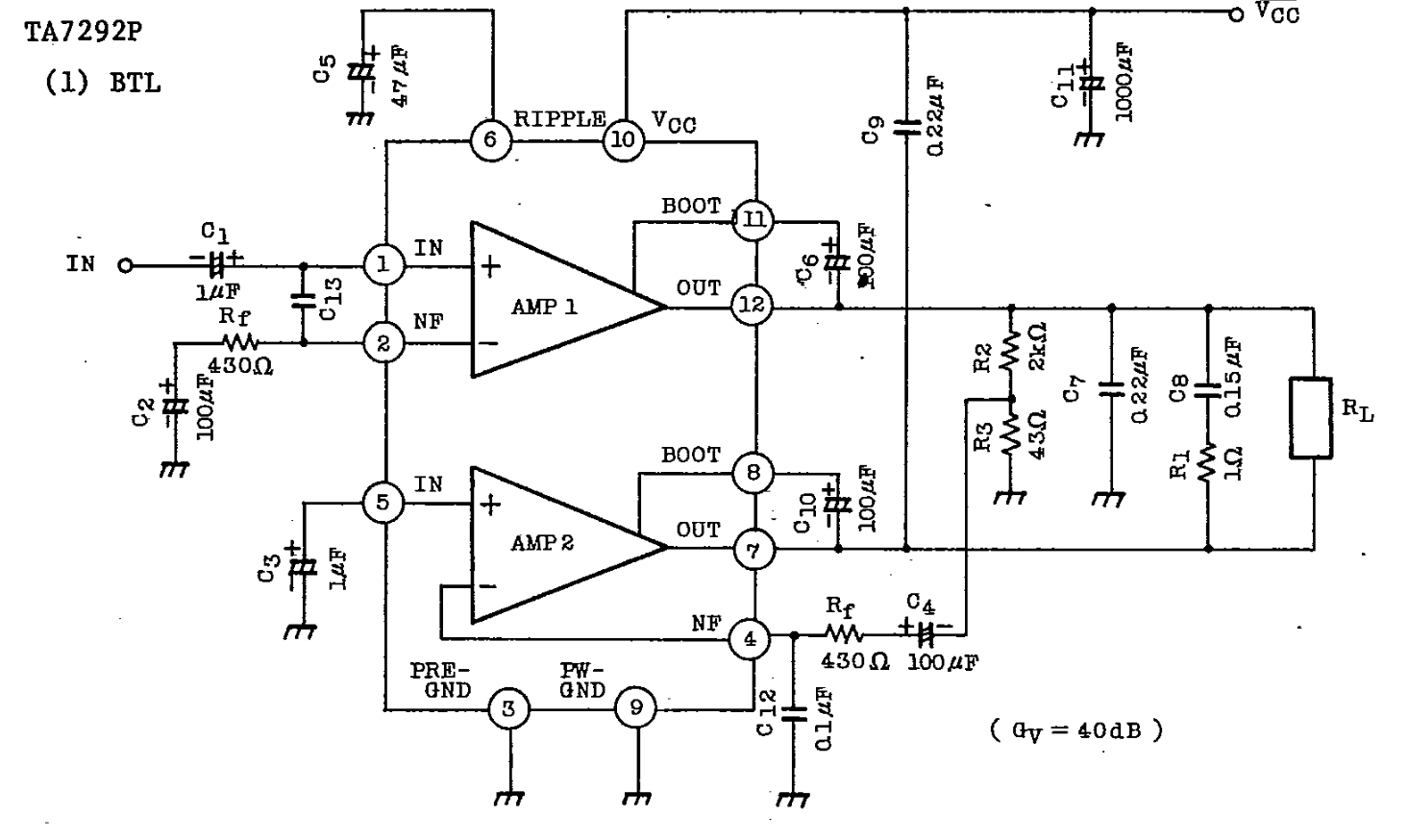 Cs5230e схема усилителя