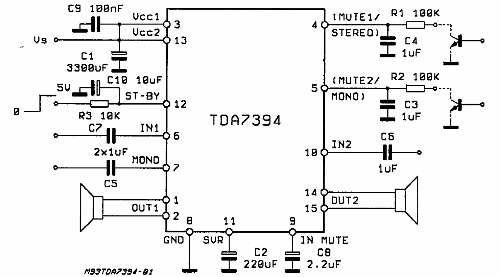 Tda4866 характеристики схема подключения