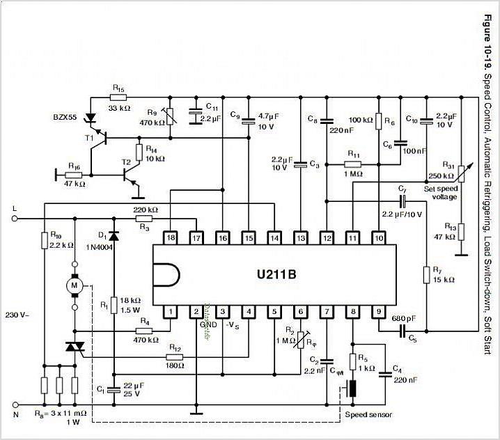 Tda1085c схема управления двигателем от стиральной машины